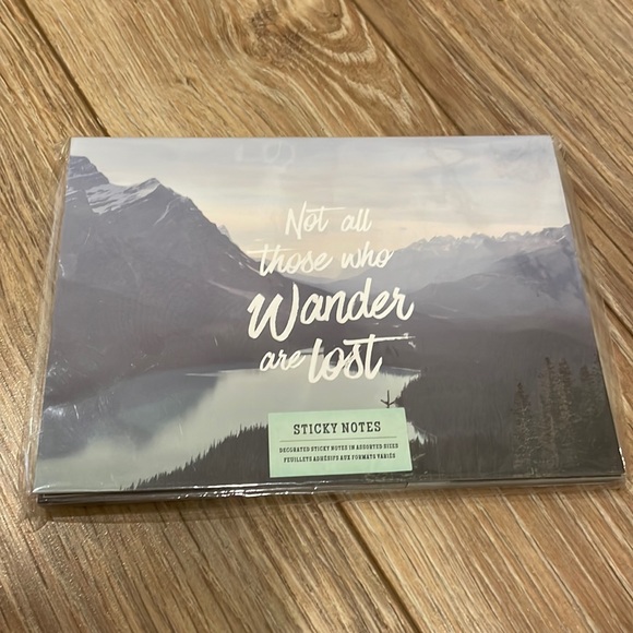2/$15 “Not all those who wander are lost” sticky notes - Picture 2 of 4
